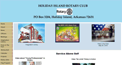 Desktop Screenshot of holidayislandrotary.com